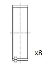 Вкладыш KING CR4150SI
