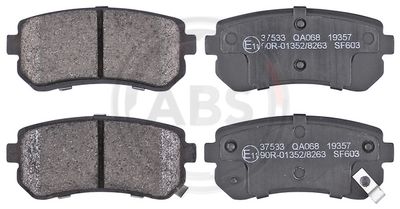 Колодки тормозные дисковые задние Hyundai/Kia 58302D7A00