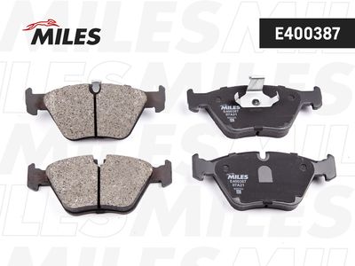 Колодки тормозные передние Miles E400387