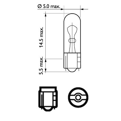 Лампа PHILIPS 12061CP