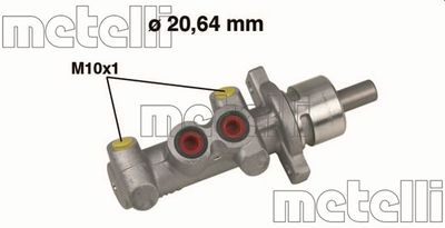 Цилиндр тормозной главный METELLI 050396