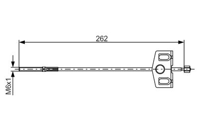 Трос стояночного тормоза BOSCH 1987482337