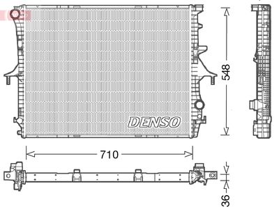 Радиатор DENSO DRM02026