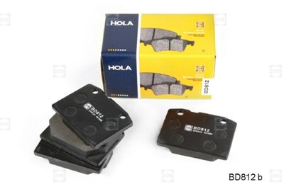 Колодки тормозные дисковые HOLA BD812