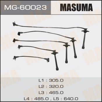 Комплект проводов высоковольтных Masuma MG60023