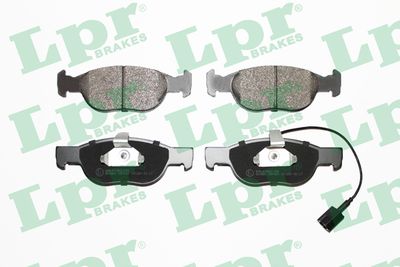Колодки тормозные дисковые LPR 05P652
