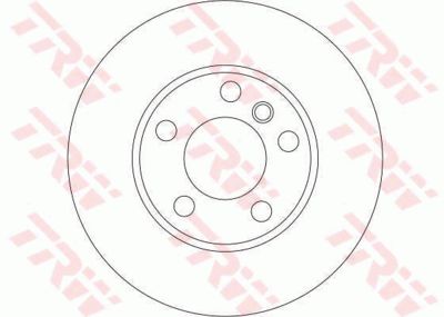 Диск тормозной TRW DF4390S