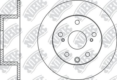 Диск тормозной задний NIBK RN1489