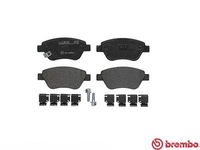 Колодки тормозные дисковые передние BREMBO P59051