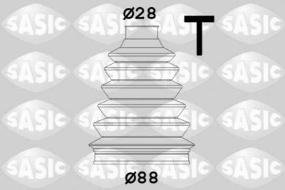 Пыльник ШРУС наружный SASIC 4003455