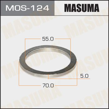 Кольцо глушителя Masuma MOS124