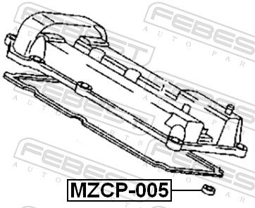 Сальник MAZDA AJ0310234