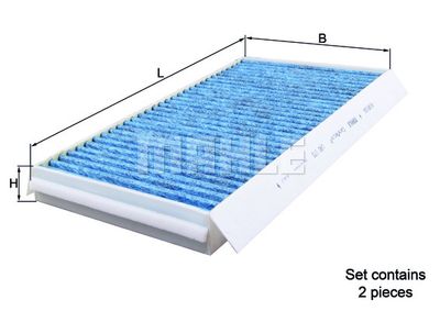 Фильтр салона угольный MAHLE LAO173S