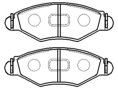 Колодки тормозные дисковые HSB HP5047