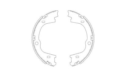 Колодки стояночного тормоза Hyundai/Kia 583504HA00