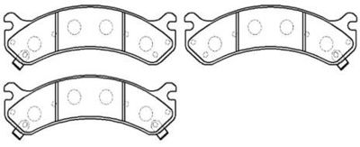 Колодки тормозные дисковые HSB HP5222