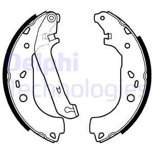 Колодки тормозные задние DELPHI LS1983