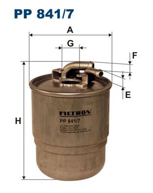 Фильтр топливный FILTRON PP8417