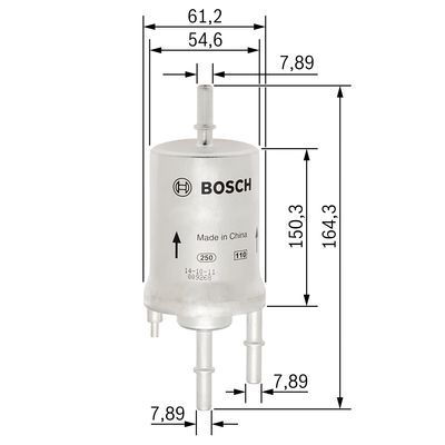 Фильтр топливный BOSCH F026403006