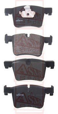 Колодки тормозные передние AKYOTO AKD19108