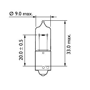 Лампа сигнальная PHILIPS 12356CP