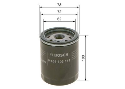 Фильтр масляный BOSCH 0451103111
