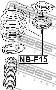 Подшипник опоры амортизатора NISSAN 543252FL0A