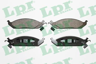 Колодки тормозные передние LPR 05P1519