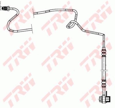 Шланг тормозной задний TRW PHD942