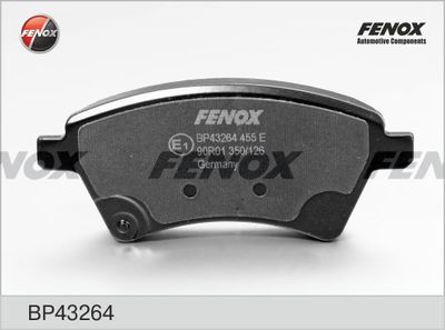 Колодки тормозные передние FENOX BP43264