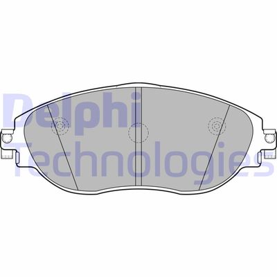 Колодки тормозные передние DELPHI LP2250