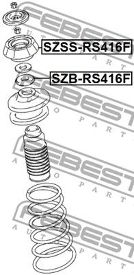 Опора амортизатора переднего FEBEST SZSSRS416F