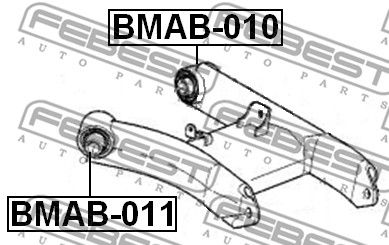 Сайлентблок заднего нижнего рычага FEBEST BMAB010