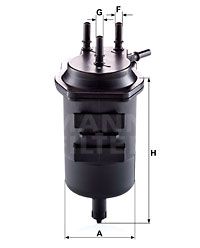 Фильтр топливный MANN-FILTER WK9394