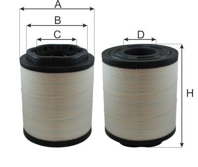 Фильтр воздушный внешний GOODWILL AG1119