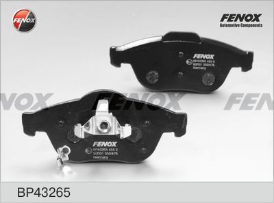 Колодки тормозные передние FENOX BP43265