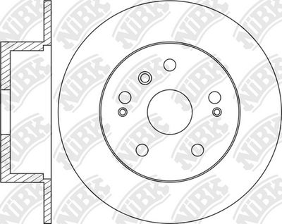 Диск тормозной задний NIBK RN1444