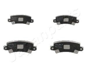 Колодки тормозные дисковые задние JAPANPARTS PP257AF