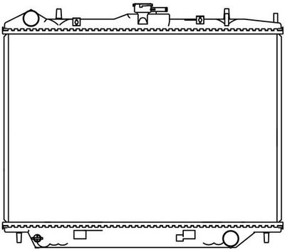Радиатор охлаждения двигателя GREAT WALL 1301100K00