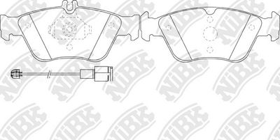 Колодки тормозные дисковые NIBK PN0026W