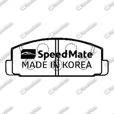Колодки тормозные задние SPEEDMATE SMBPJ748