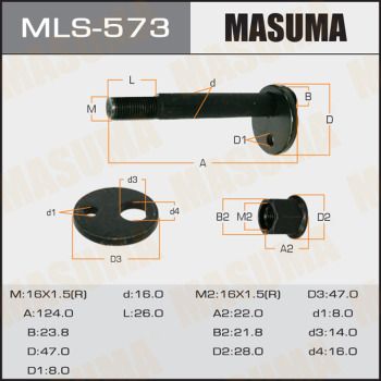 Болт-эксцентрик Masuma MLS573