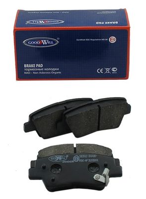 Колодки тормозные задние Mando MPK37