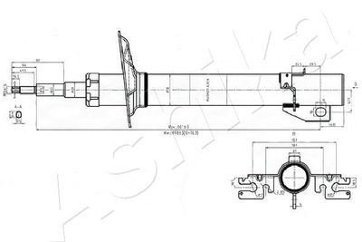Амортизатор передний TORR DV1357