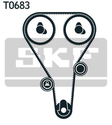 Комплект ремня ГРМ SKF VKMA94012