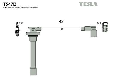 Провода зажигания TESLA T547B
