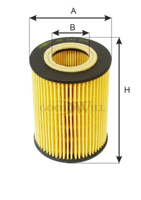 Фильтр масляный BIG FILTER GB1461EC