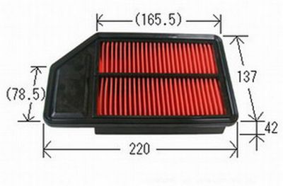Фильтр воздушный JS ASAKASHI A880J