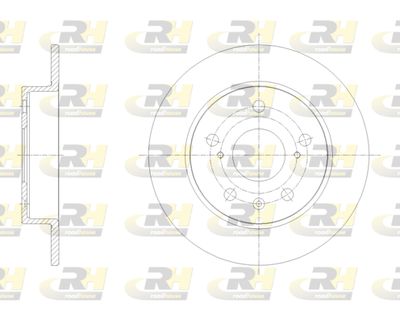 Диск тормозной задний ROADHOUSE 6166600