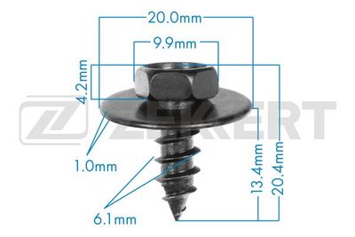 Клипса TOYOTA 9015960496